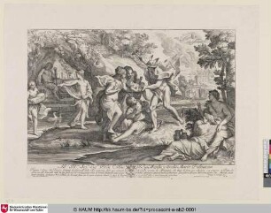 [Bacchus wird von Merkur den Nymphen übergeben]