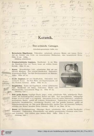 Keramik (Nr. 1-367)