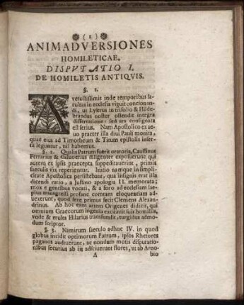 Animadversiones Homileticae.