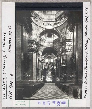 Olmütz: St. Michael, Inneres nach Osten