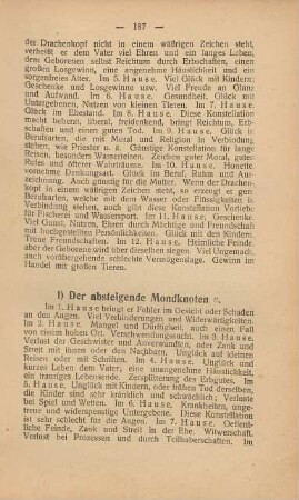l) Der absteigende Mondknoten