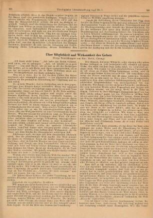 325-328 Über Möglichkeit und Wirksamkeit des Gebets