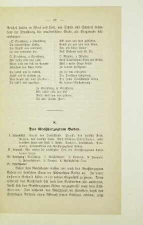 8. Das Großherzogtum Baden