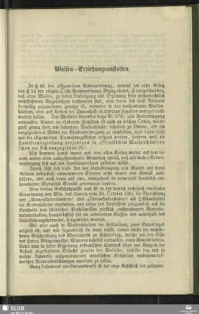 Waisen-Erziehungsanstalten