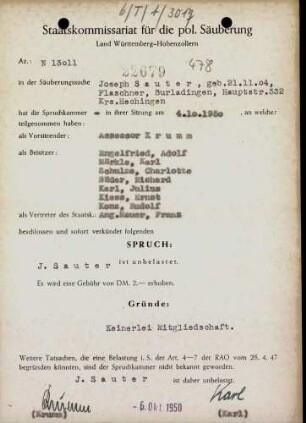 Sauter, Joseph