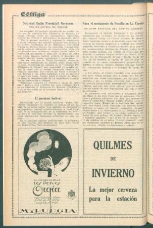 Sociedad Unión Provincial Orensana : Pro Biblioteca de Orense
