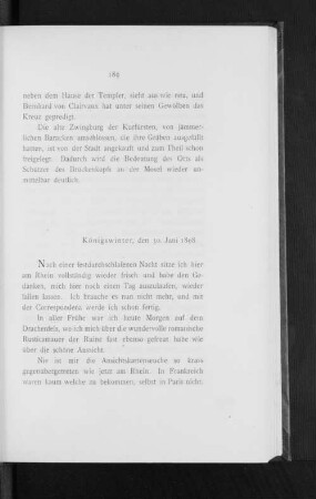 Königswinter, den 30. Juni 1898