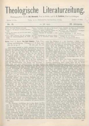 425-427 [Rezension] Duhm, Bernhard, Das Buch Habakuk. Text, Übersetzung und Erklärung