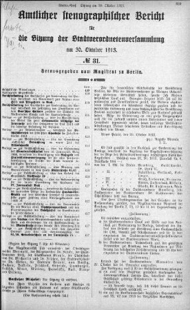 No 31, 30. Oktober 1913