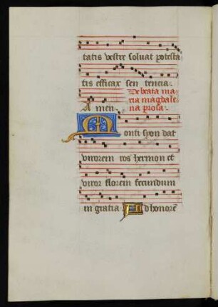 Sequentia in festo Mariae Magdalenae