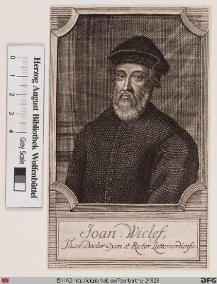 Bildnis John Wyclif (Wiclif)