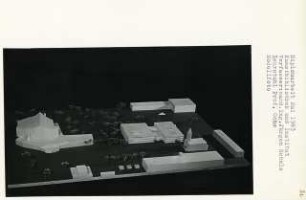 Kunstbibliothek und Institut, Berlin-Tiergarten (Diplomarbeit bei Karl Wilhelm Ochs): Modellfoto
