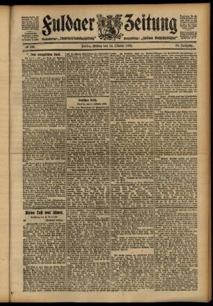 Ausgabe vom Freitag, den 12. Oktober 1906.