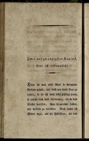 Zwei und zwanzigstes Kapitel. Das ist erstaunlich!
