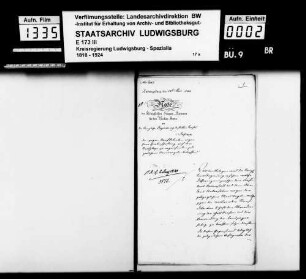 Abverdienen, Oberamt Neckarsulm