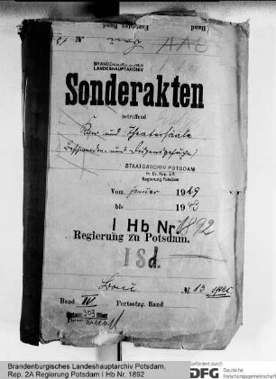 Bau- und feuerpolizeiliche Bestimmungen über Theater, Säle, Lichtspieltheater und Versammlungsräume