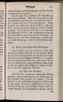 II. Vom menschlichen Körper