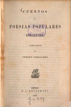 Cuentos y poesias populares andaluces