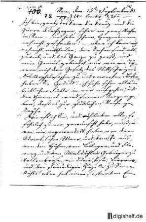 72: Brief von Wilhelm Heinse an Friedrich Heinrich Jacobi