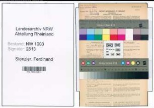 Entnazifizierung Ferdinand Stenzler , geb. 08.12.1880 ()