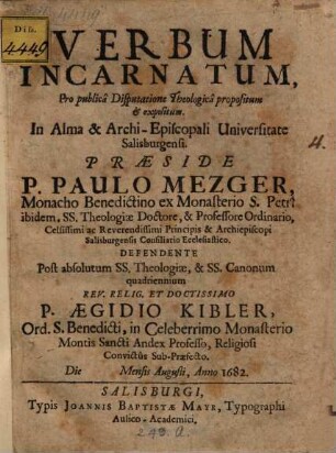Verbum incarnatum