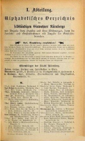 Adreßbuch von Nürnberg. 1890 = Jg. 13