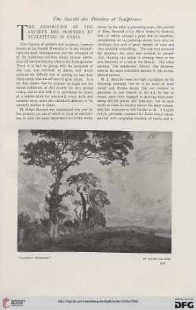 49: The exhibition of the société des peintres et sculpteurs in Paris
