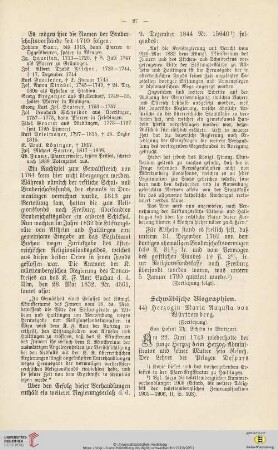 28: Schwäbische Biographien : Herzogin Maria Augusta von Württemberg, [17]