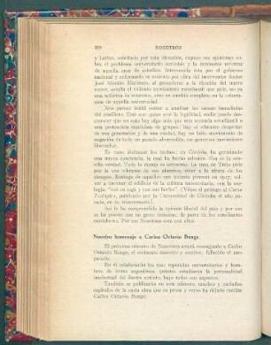 Nuestro homenaje a Carlos Octavio Bunge