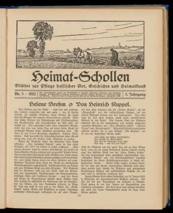 Heimat-Schollen 2. Jahrgang, Nr. 5, 1922