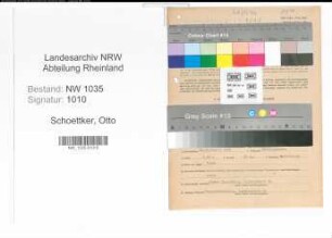 Entnazifizierung Otto Schoettker , geb. 20.09.1905 (Betriebsfuehrer)