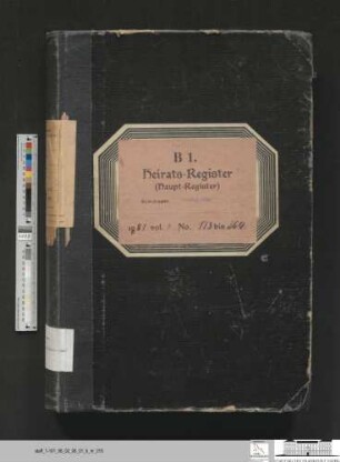 Heiratsregister Stadt Frankfurt (Oder) 1881, Urkunde 173-364