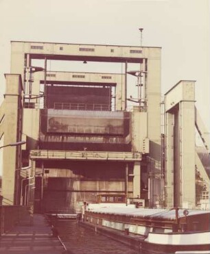 Schiffshebewerk Rothensee/Mittellandkanal vor Generalreparatur 1979-1981