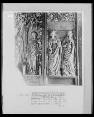 Die Heiligen Dorothea und Margarethe