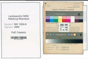Entnazifizierung Friedrich Puff , geb. 16.05.1902 (Landarbeiter)