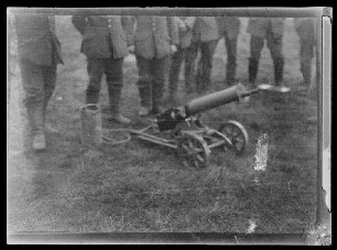 Russisches Maschinengewehr bei Avion (Dep. Pas-de-Calais, Frankreich)