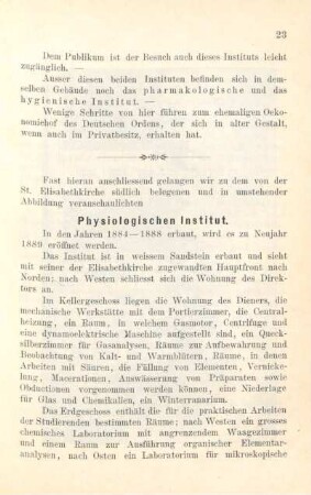 Physiologischen Institut.