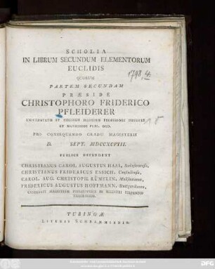 Ps. 2: Scholia In Librum Secundum Elementorum Euclidis