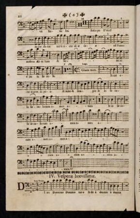 22-29, IV. Vesperae brevissimae