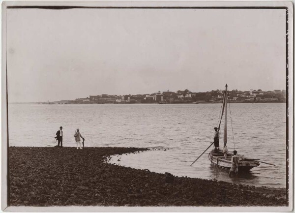 Blick auf São Luiz do Maranhão vom Stand von Tamancão