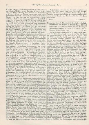 56-57 [Rezension] Bruggaier, Ludw., Die Wahlkapitulationen der Bischöfe und Reichsfürsten von Eichstätt 1259 - 1790