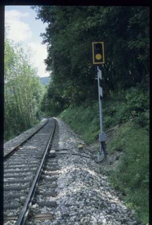 Überwachungssignal in km 9+920