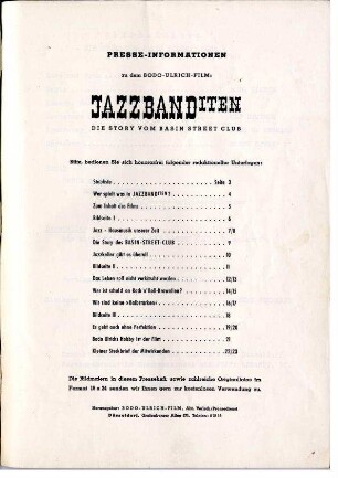 Jazzbanditen - Die Story vom Basin Street Club