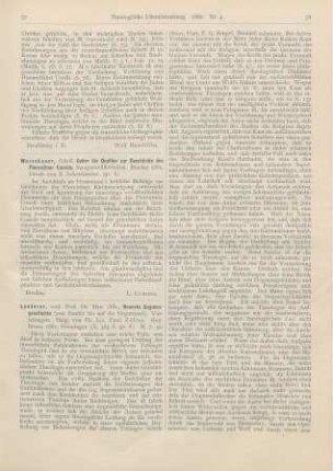 77 [Rezension] Warschauer, Adolf, Ueber die Quellen zur Geschichte des Florentiner Concils. Inauguraldissertation