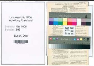 Entnazifizierung Otto Busch , geb. 08.08.1913 (Schreiner)