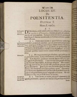 Locus XIV. De Poenitentia.