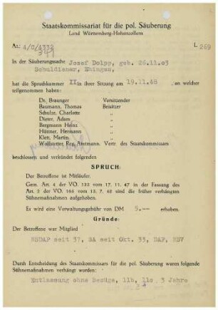 Dolpp, Josef