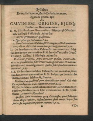 Syllabus