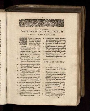 Elenchus Dubiorum Explicatorum