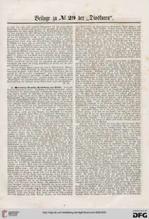 Beilage zu Nr. 29
